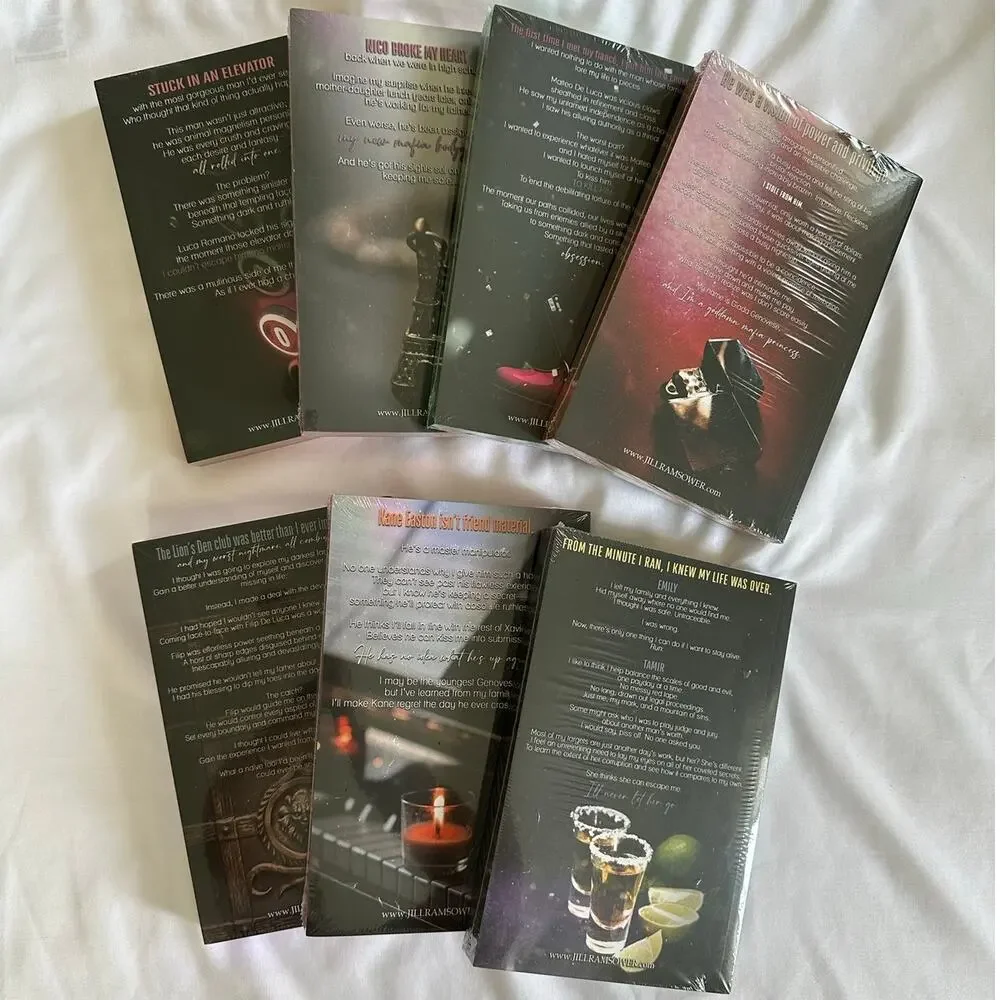 The Five Families Jill Ramsower Spicy Dark Mafia Romance Books 1-6 & Loyalties